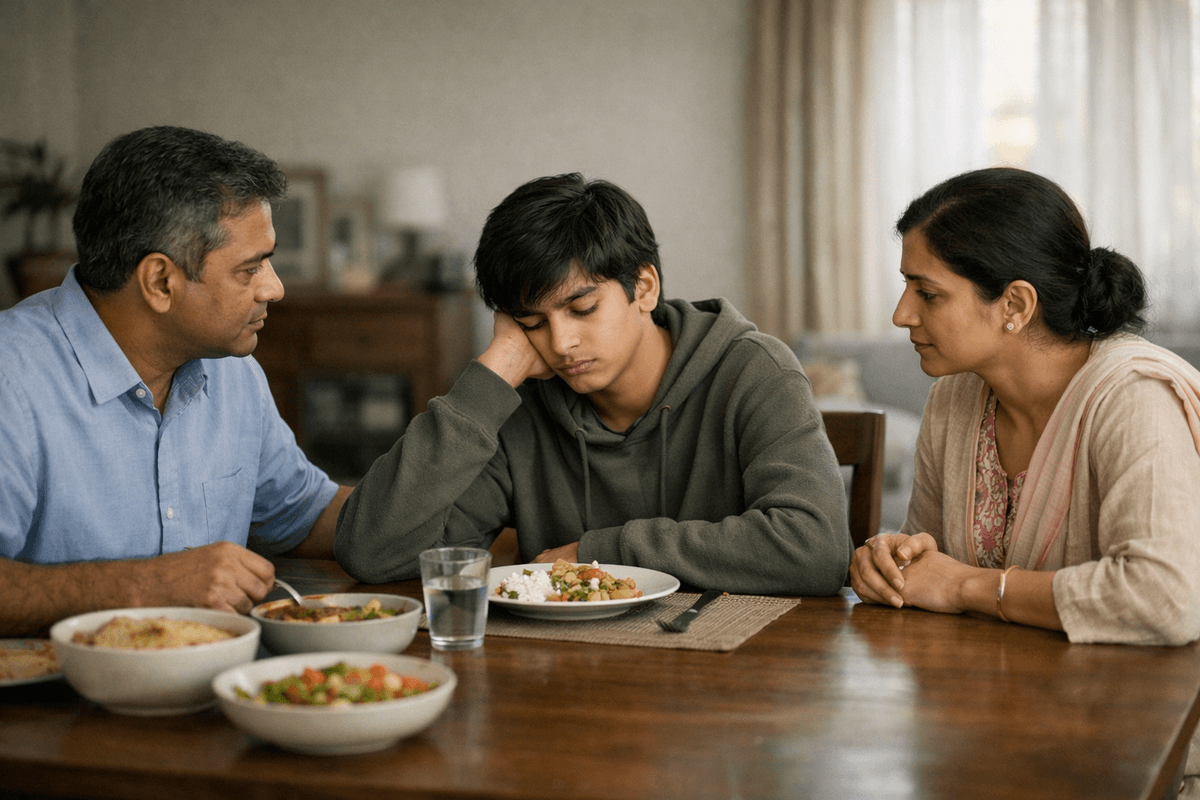 Eating difficulties and body image concerns in adolescents in Coimbatore