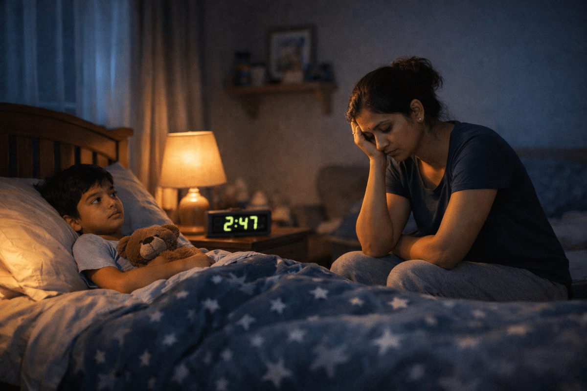 Sleep problems and insomnia in children and teenagers in Coimbatore